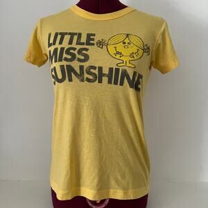 Little Miss Sunshine Yellow Graphic Tee